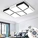 Produktbild Deckenleuchte LED 72W Dimmbar Ultradünn Deckenlampe Wohnzimmerlampe Moderne Kreative Geometrische für Kinderzimmer Schlafzimmer Flur Wohnzimmer[Energieklasse A++]