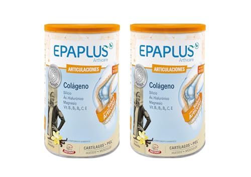 Pack 2 Unidades | Colágeno Arthicare con Silicio y Ácido hialurónico | Articulaciones | sabor vainilla 328 gramos