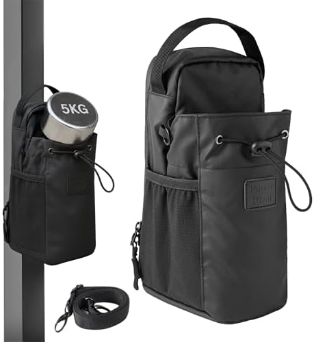 Super Strong Magnetic Gym Bag, Magnetic Water Bottle Bag for Men and Women, Heavy-Duty Load Capacity, Compatible with Various Water Bottles, Waterproof Material, Perfect for Workouts