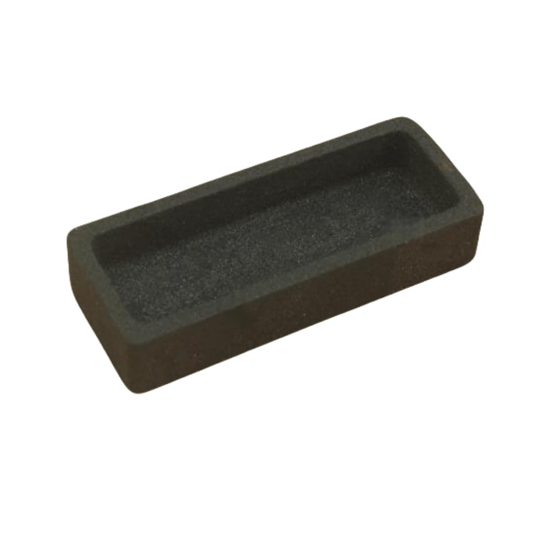 Crisol de carburo de silicio, resistente a altas temperaturas, estabilidad térmica de 1650 °C para fundición de metales y uso en laboratorio, 320 mm x 320 mm x 80 mm