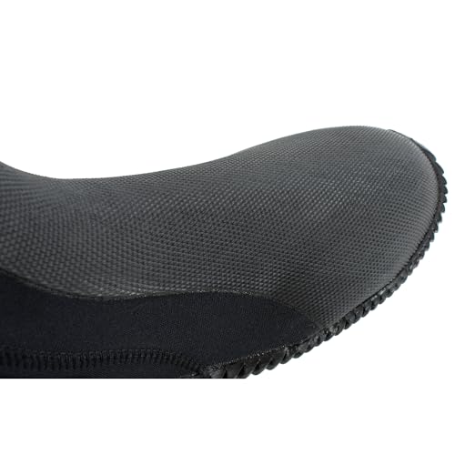 SEAC Regular 5 mm Premium Neopren-Nassanzug Stiefel mit rutschfreier Sohle und Seitenreißverschluss