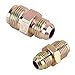 Power Steering Box IFM to -6 AN Adapter Fittings, 65-79 GM - Steel, Zinc Finish - Convert to -6 AN Hose - Easy Installation - Fits Most GM Steering Boxes