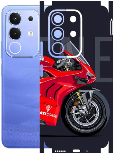Image of AtOdds Full Body Skin Wrap Compatible with IQOO Z10x - Ducat | Premium Back Screen Guard Protector, Precision-cut Skin Sticker with Scratchproof Matte Finish, Peels off with zero residue