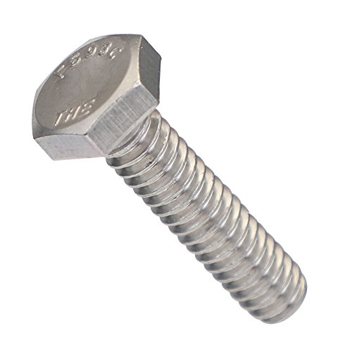 1/4-20 x 3/4" Hex Head Cap Screw Bolts, External Hex Drive, Stainless Steel
