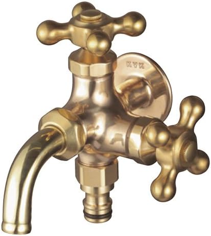 速達メール便 蛇口 Hシリーズ用蛇口 補助蛇口 ホース接続クロス 高品質 ニッコー ハンドル おしゃれ 水栓 アンティーク 横水栓 ハンドルレバー レバー ガーデン ガーデニング 雑貨 庭 屋外 ホース ガーデニング用品 ガーデン用品 北欧 ガーデン雑貨 水栓金具 水道