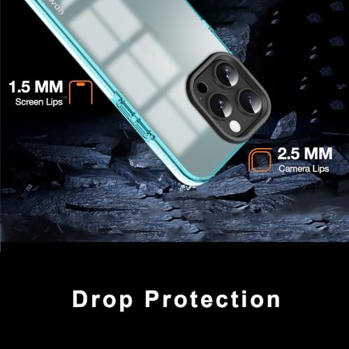 Image of KARWAN Back Cover|iPhone 16 Pro Back Cover |Polycarbonate Material| Full Camera Protection |Perfectly Fit| Case for iPhone 16 Pro - Blue