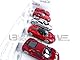 BBURAGO - Geschenkpackung 5 Ferrari Drives - 5 realistische, ikonische Automodelle, 3 Zoll groß, offizielle Ferrari-Lizenz, empfohlenes Alter ab 3 Jahren