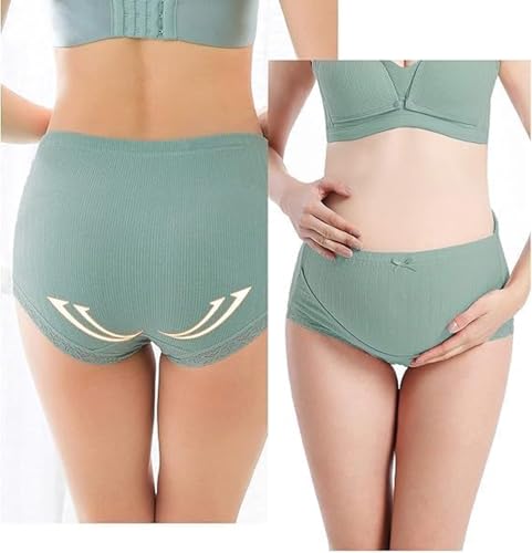 Ropa interior de algodón sin costuras LXURY para braguitas de embarazo cómodas 4
