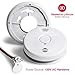 Kidde Smoke and Carbon Monoxide Detector Alarm with Voice Warning | Hardwired w/10 Year Lithium Battery Backup | Interconnectable | Model # i12010SCO, White