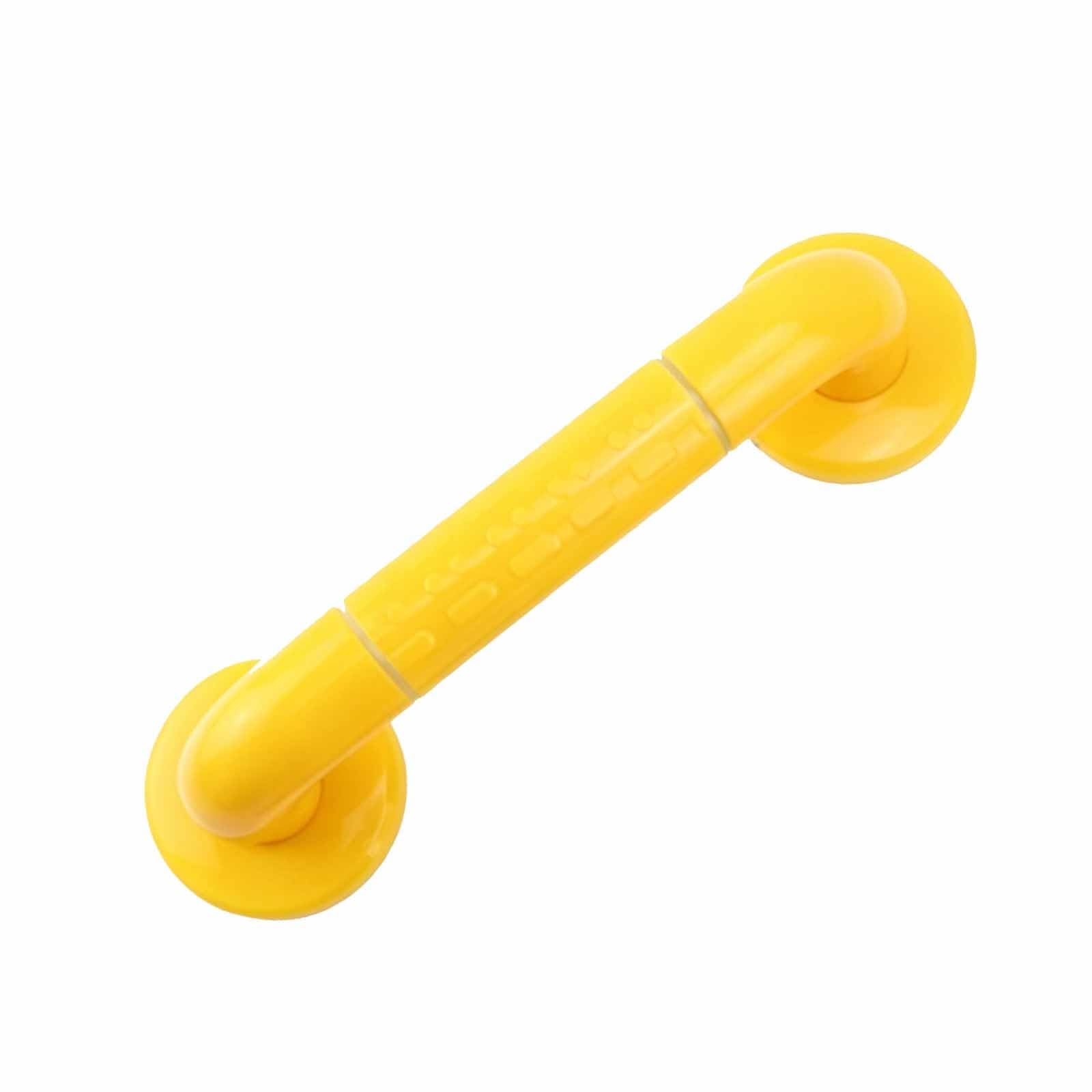 Barras De Apoyo para Bañera, con Agarre Antideslizante Texturizado Que Brilla En La Oscuridad, Barra Recta De Pared para Baño, Ducha Y Bañera.(Yellow,70cm)