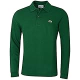 Botones de nácar Lacoste L1312 Camisa Polo, Vert, M para Hombre