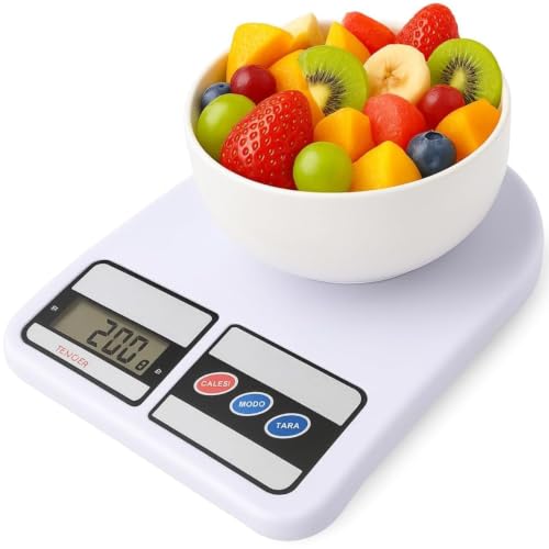 Balança de Cozinha Digital Premium Gourmet Resistente à Água Port...