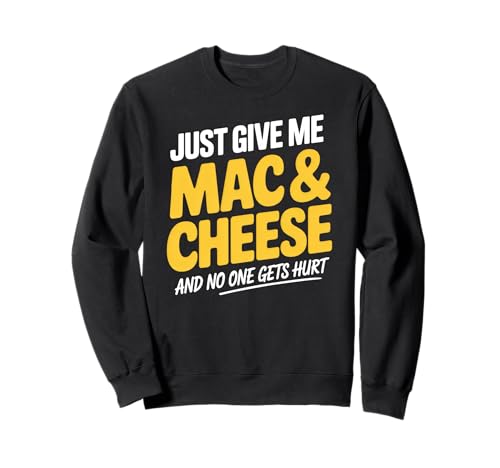 Humor de comida reconfortante para amantes de los macarrones y queso Sudadera