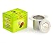 Loose Leaf Tea Infuser / Extra Fine Filter / Large Strainer Basket - Premium 304 Stainless Steel / Silicone Padding Keeps Lid and Handles Cool / FREE Guide to Brewing Loose Leaf Tea Plus 19 Recipes
