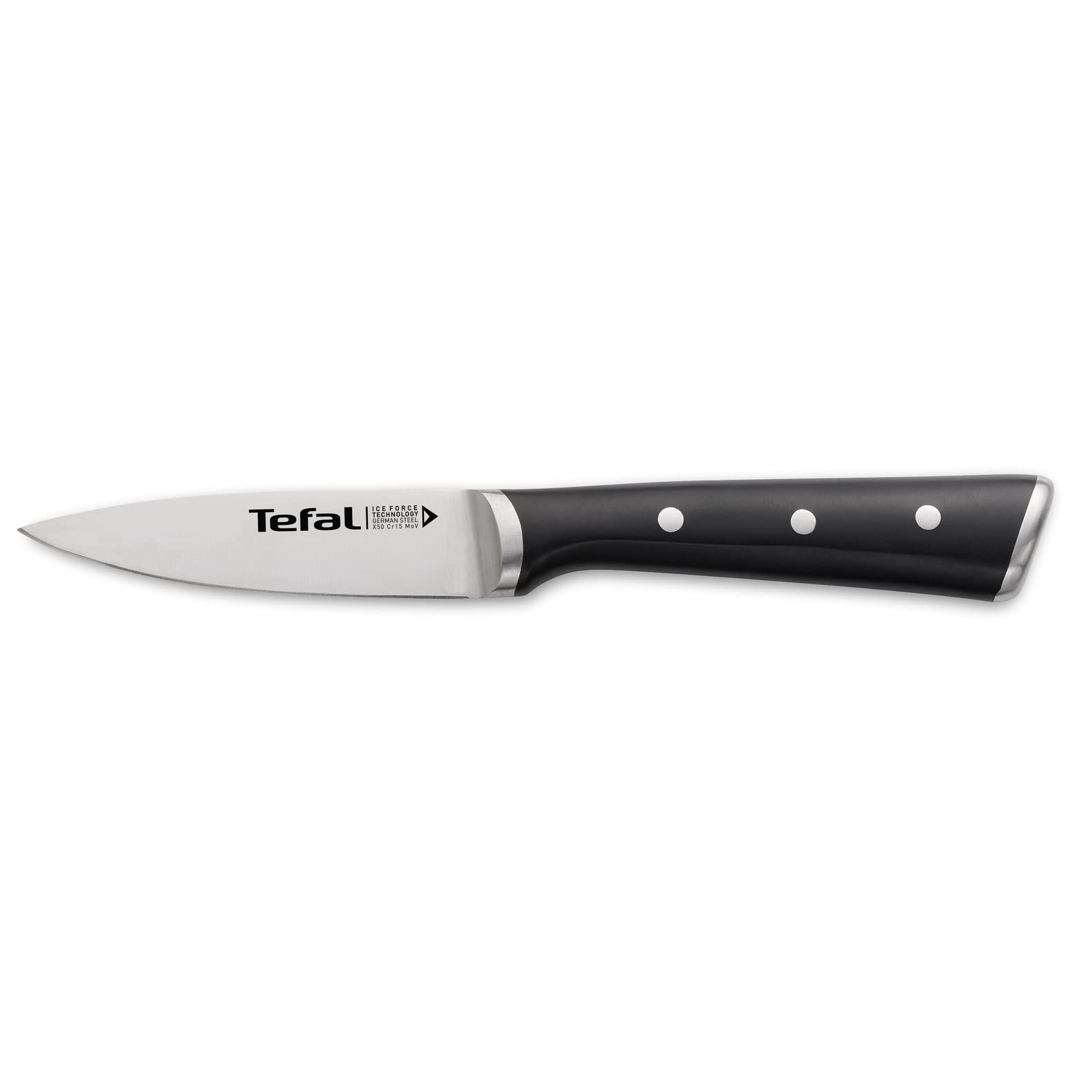 Tefal Ice Force – Cuchillo Pelador 9 cm | Acero Inoxidable Alemán, Tecnología Ice Force -120°C, Corte Preciso, Mango Remachado, Resistente a la Corrosión y Lavavajillas en oferta en Amazon
