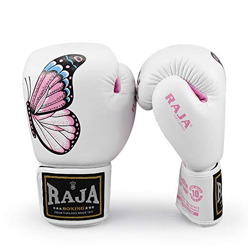 Formazione Guanti Fighting (Tessuto di Fibra), Pugilato Sport Muay Thai Karate Formazione, per Sparring, Muay Thai, Heavy Duty Sacco per Il Pugilato (8 Once 10 Once 12 Once),Blu,12oz