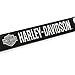 Harley-Davidson Black Powder Coated License Plate Frame with Bar & Shield