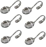 6 Pack Appetizer/Canape Serving Spoons (Round)