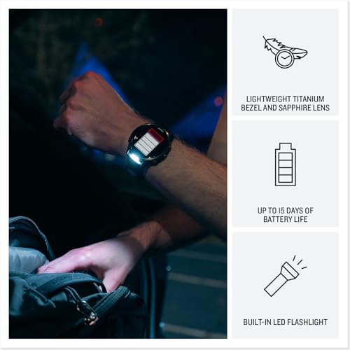 garmin forerunner 970 premium gps running and triathlon smartwatch amoled display built-in led flashlight soft gold titanium with french gray case and french graytranslucent indigo band