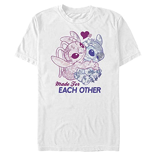 T-Shirt Disney Stitch Angel pour Homme : Votre Tenue Idéale pour un Weekend Cocooning
