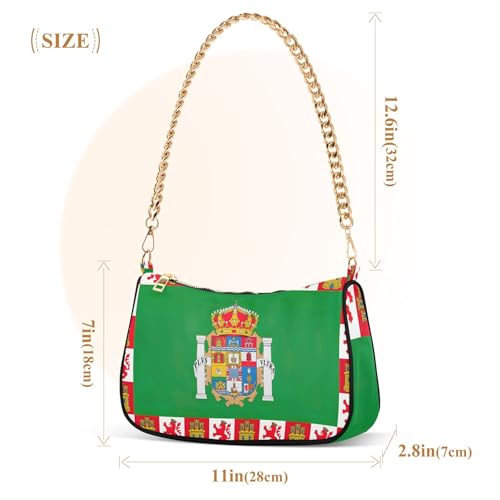 Province Flag Small Hobo Purse Women Designer Handbag Classic Floral Shoulder Purses Zipper Closure3