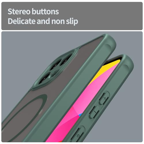 Image of Compatible with T-Mobile Revvl 8 Pro Case Cover,Compatible with MagSafe,Anti-Fall,Compatible with T-Mobile T Phone 3 Pro 5G Cell Protective Phone Case Green