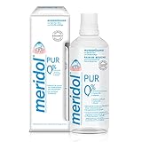 meridol Mundspülung PUR, 400 ml - antibakterieller Effekt, für gesunde Zähne & Zahnfleisch, ohne Alkohol