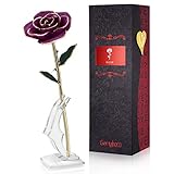 Produkt wird von AnnabelleMaridea vertrieben und verkauft. Wählen Sie den Originalverkäufer! Hüten Sie sich vor gefälschten Verkäufern.💕 Premium-Qualität, jedes Blütenblatt der goldenen Rose ist seidig und mollig als spezialisierte Methode wurde verwendet, um Pflanzenfasern an das Blütenblatt zu befestigen.