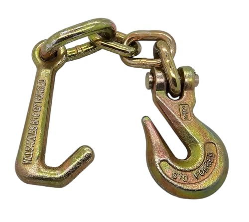 J Hook w/4 Chain Links & 3/8