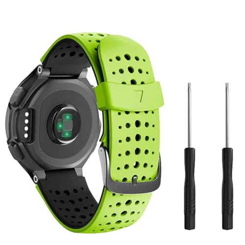Correa de silicona de repuesto para Garmin para pulseras deportivas Erunner 735XT 235 230 620 630 735 235 Lite, For erunner 735XT
