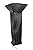 Fire Sense 61065 Gas Patio Heaters with Square Reflectors Full Length Outdoor Vinyl Cover Heavy Duty 10 Gauge Felt Lined With Zipper - Black