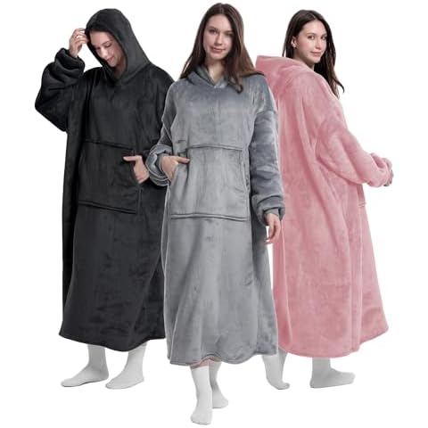 K-MART Wearable Blanket Hoodie, Oversized Hoodie Women and Men Cover