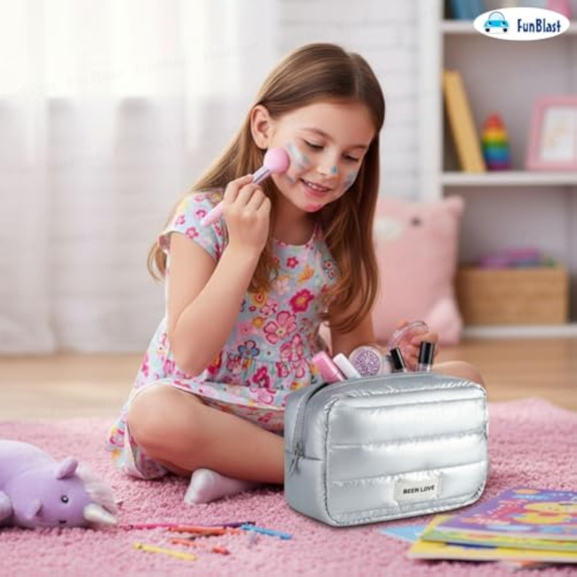 Travel Cosmetic Storage Bag, Multifunctional Puffy Toiletry Bag