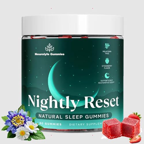 Deep Sleep Gummies - Fall Asleep Fast. Wake up Clear | Nightly Reset Gummies for Adults