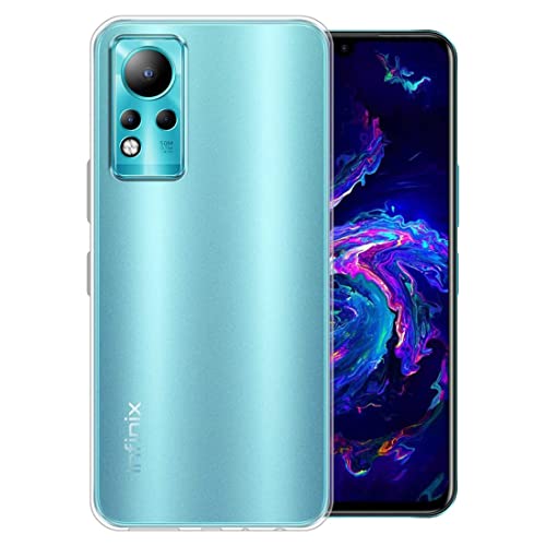 Image of COVERBLACK Rubber Silicone Back Cover for Infinix Note 12 - Transparent