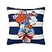 Federa per cuscino con bandiera americana, decorazione floreale, motivo bandiera americana, con bandierine americane, per casa, divano, letto, divano, 45,7 x 45,7 cm