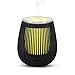 QOOY Ultrasónico Difusor Humidificador De Aire Difusor De Aromaterapia Difusor De Aceites Esenciales Aroma Grano De Madera Luz Nocturna Deshumidificador Ultrasónico Inteligente