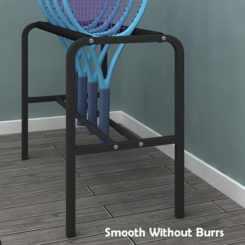 Support raquette badminton et tennis en acier résistant