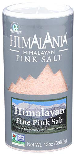 NATIERRA Himalania Himalayan Fine Pink Salt Shaker | Unrefined & Non-GMO | 13