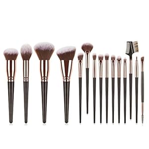 MADALIAN 15 Makeup Brush Set Double-headed Two-sided Brushes Large Hair Beauty Soft Hair Tools(Color:E)