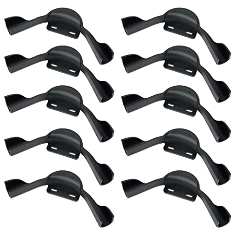 (Pack of 10) EFIELD 1/2-inch Plastic Polymer PEX Pipe 90-Degree Bend Support with Mounting Plate(1/2 Inch) (PPSU1807023)