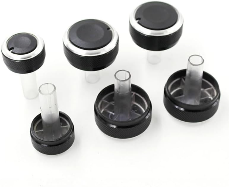 Aluminum Alloy + ABS air Conditioning Knob for vw for Golf MK4 for Bora for Passat B5 3 PCS/Set