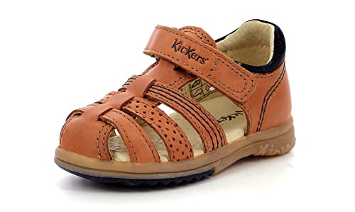 Kickers PLATIBACK, Sandales bébé garçon, Marron (Camel 114), 20 EU (4)