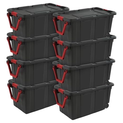 Heavy-Duty Sterilite 4-Pack Storage Bins