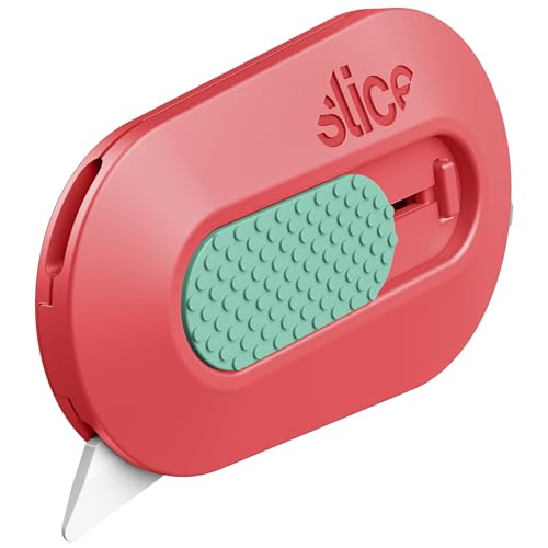 Slice Mini cortador de boxeo retráctil manual de cerámica seguro que dura 11 veces más que el metal, 1 unidad, color naranja
