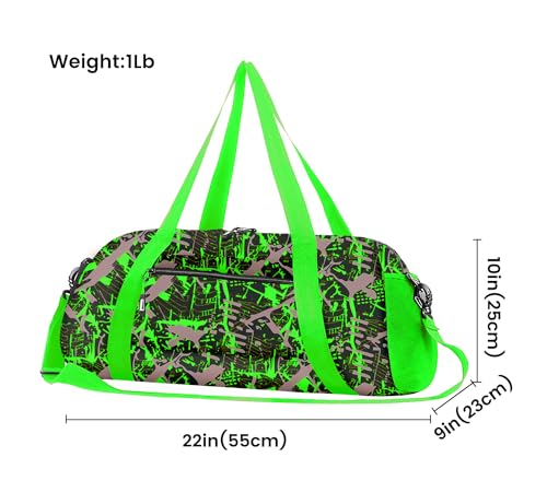 Stumdo Kids Overnighter Duffel Bags for kids, Carry-On Size & Ideal for School Practice or Overnight Travel Weekender Tote for Travel Gym Sport bag for Boys & Girls… (12tylv)2