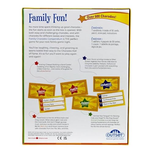 Family Charades Compendium juego 4 en 1 miniatura 2