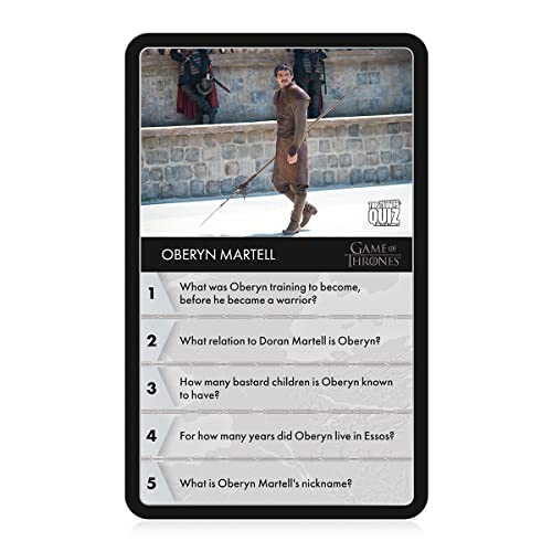 Top Trumps WM03544-EN2-6 Game Of Thrones: Quiz Games thumb #5