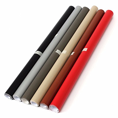 Generic 150*50cm Car Leather Textured Vinyl Wrap Sticker Decal Sheet Film(Brown) Amazon.in