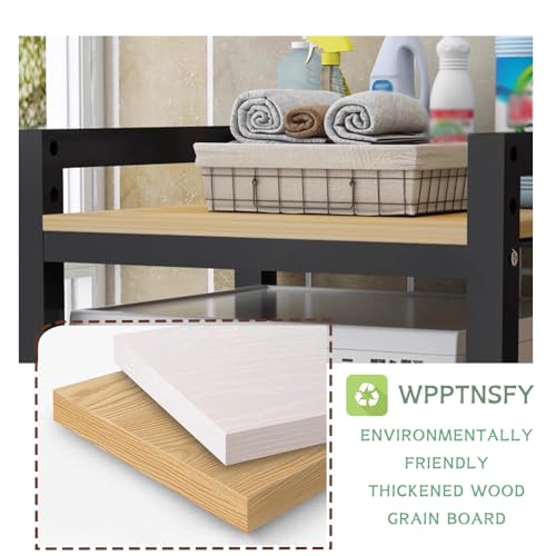 Washer Dryer Stand Stacking Kits, Height Adjustable Dryer Stand Kit, Drum Washing Machine Storage Rack, Load Capacity 300kg Space-Saving for Bathroom, Laundry Room - Image 5